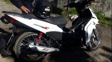 Robo una moto y lo atraparon