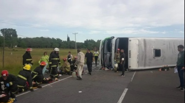 Dos niñas fallecidas por un vuelco en la Ruta 2