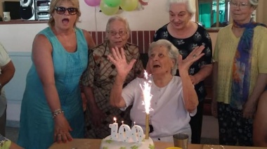 Festejó 100 años y quiere compartirlo con todos