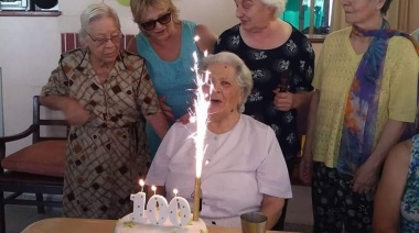 Festejó 100 años y quiere compartirlo con todos