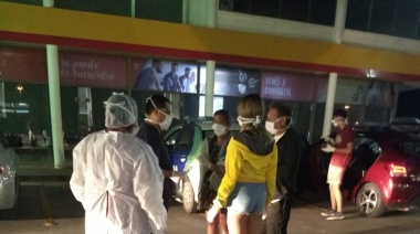 Regresaban de Brasil en auto y fueron demorados en un control de tránsito