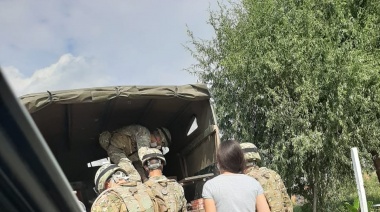El Ejercitó llegó a Cañuelas para repartir comida