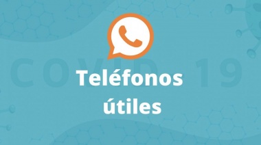 Te dejamos un listado de teléfonos útiles