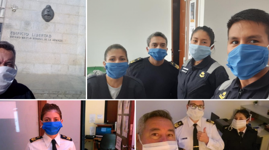 Barbijos solidarios Cañuelas: Donaron 250 unidades para las Fuerzas armadas