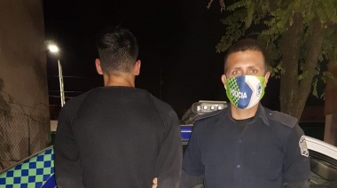 Aprehendido por  golpear a su pareja