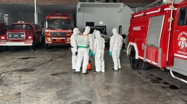 Se activan los protocolos de seguridad en el Cuartel de Bomberos