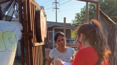 El Ejercito volvió a repartir alimentos por los barrios