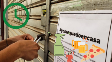 Nuevo cambio de horarios para comercios habilitados de venta de alimentos