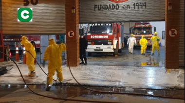 Se activan los protocolos de seguridad en el Cuartel de Bomberos