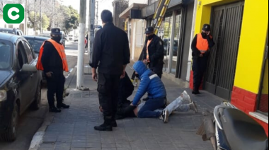 Robo a una mujer en la vía pública: El ladrón fue atrapado