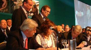 Arrieta firmó el convenio de asistencia para productores periurbanos