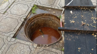 El pozo que preocupa a los vecinos