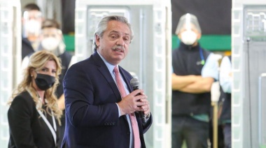 Alberto Fernández en Cañuelas