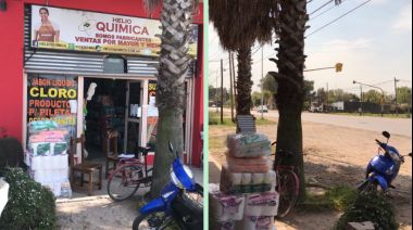 Robo a mano armada en un comercio de venta de artículos de limpieza