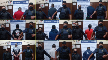 Nueve aprehendidos en un confuso episodio 