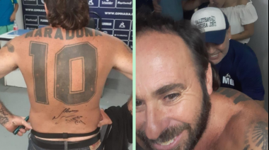Adrián Aquilano: El hombre que lleva la firma del Diez en su espalda 