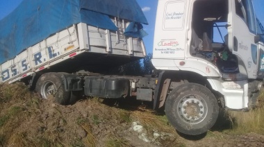 Grave accidente: El camionero sufrió la amputación de un brazo.  