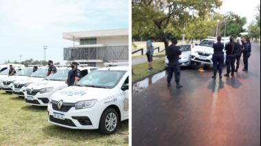 Chocó uno de los nuevos patrulleros  