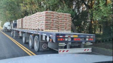 Vecinos reclaman por la presencia de camiones de carga pesada por el nuevo acceso de calle Brown 