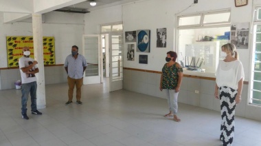 Recorren las instalaciones dónde se realizarán las jornadas de vacunación