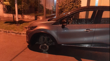 Le robaron las ruedas de la camioneta al subsecretario de Ordenamiento Urbano 