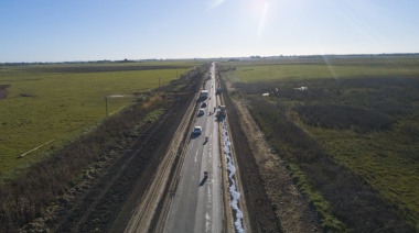 Se inició la obra de repavimentación de la Ruta Provincial N° 215 