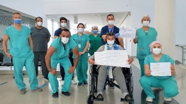 Nélida: En el día de su cumpleaños recibió el alta médica luego de 45 días de internación por Covid-19