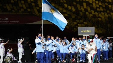 Juegos Paralímpicos: El desfile de los argentinos en el que participó Flor Moreno 