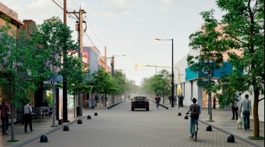 Así quedaría la Avenida Libertad con la obra de mejoras para la zona comercial