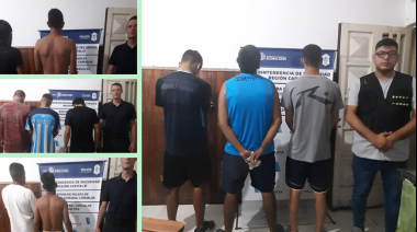 Se bañaban en una tosquera y fueron asaltados