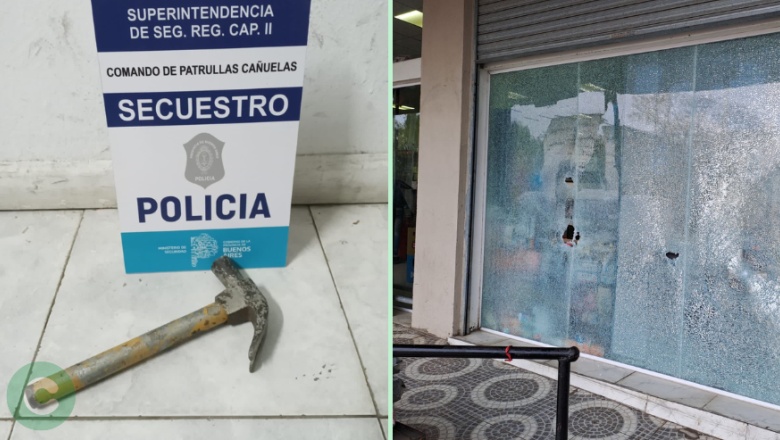 Destrozó una vidriera, lo detuvieron y fue liberado rápidamente por orden judicial