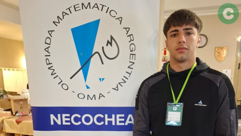 El alumno del Colegio Santa María Secuendario competirá en Córdoba durante la segunda semana de noviembre.