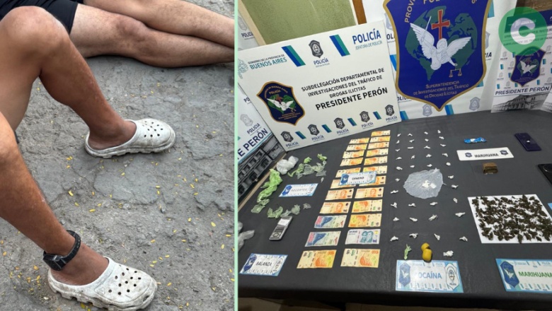 Tenía prisión domiciliaria y vendía droga desde la casa