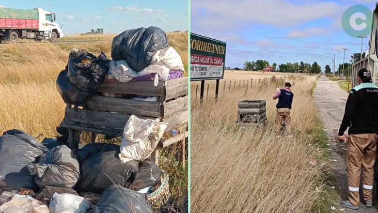 Tras el reclamo: Se juntaron cinco camiones de basura acumulada por semanas
