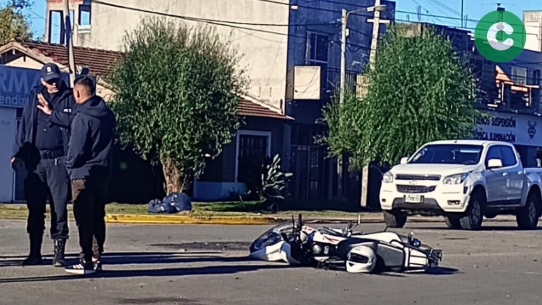 Accidente en el acceso de Del Carmen