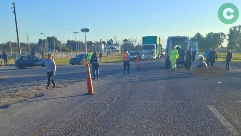 Accidente fatal en la Ruta 205: Murieron dos personas que circulaban en moto