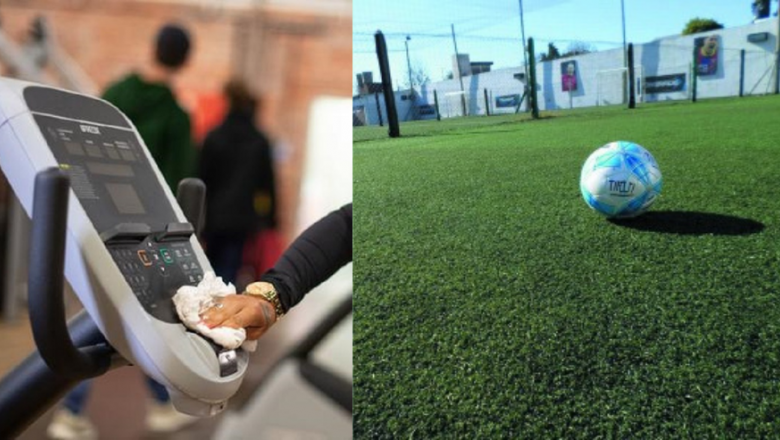 Gimnasios y Futbol 5 dentro de las nuevas habilitaciones