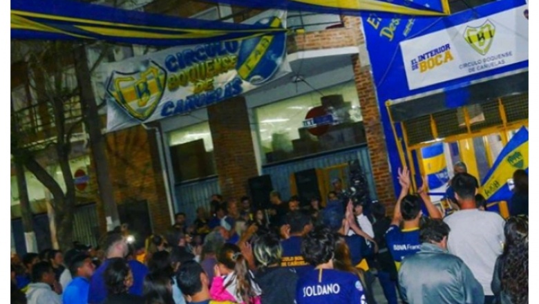 Inauguración del local de Boca