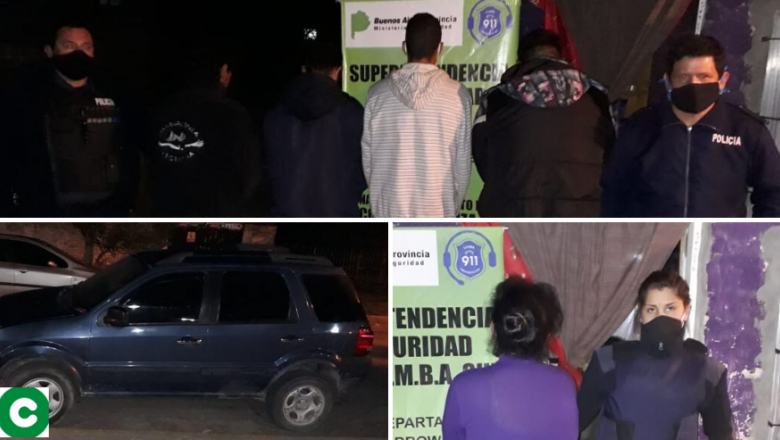 Operativo policial en Máximo Paz
