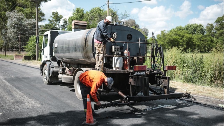Recorren la obra de calle Brown junto a Vialidad Nacional