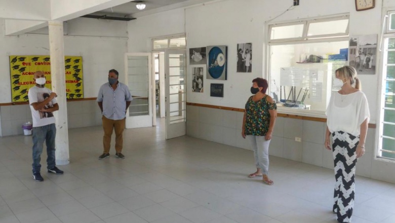 Recorren las instalaciones dónde se realizarán las jornadas de vacunación