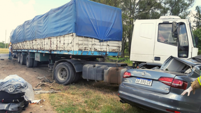 Terrible accidente sobre Ruta 3
