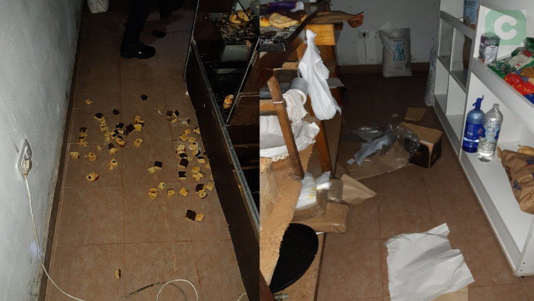 Robo en una panadería