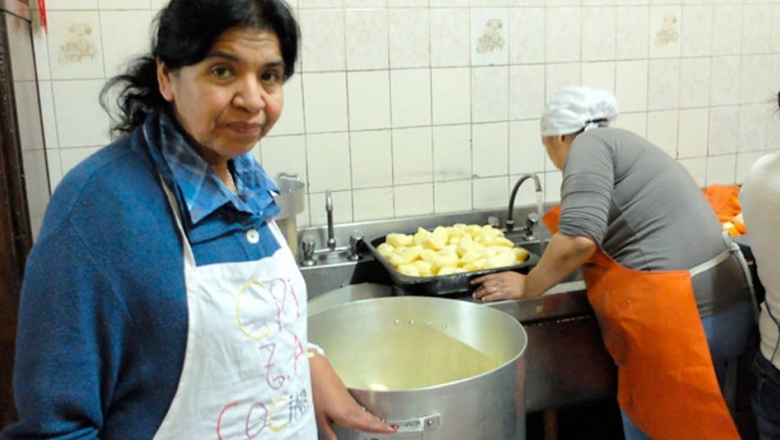 Margarita Barrientos vuelve a abrir el comedor de Cañuelas