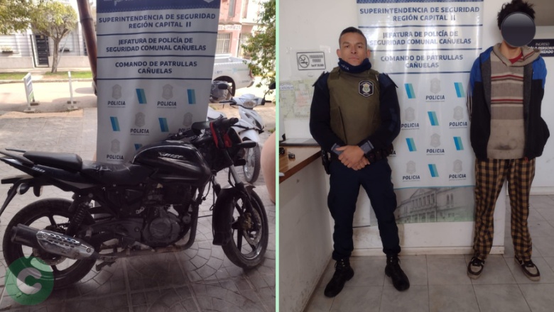 Recuperan moto robada en La Matanza