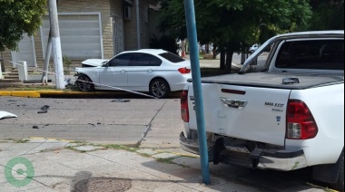 Accidente en Olavarría y Libertad