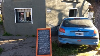 Dobló y se incrustó contra una peluquería