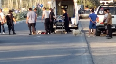 Pelea por su vida tras un insólito accidente