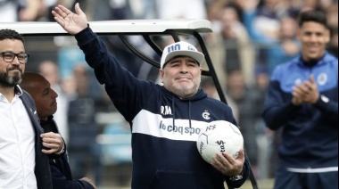 Desde Cañuelas felicitan a Maradona por su llegada al fútbol argentino