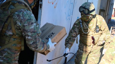 El Ejercito volvió a repartir alimentos por los barrios